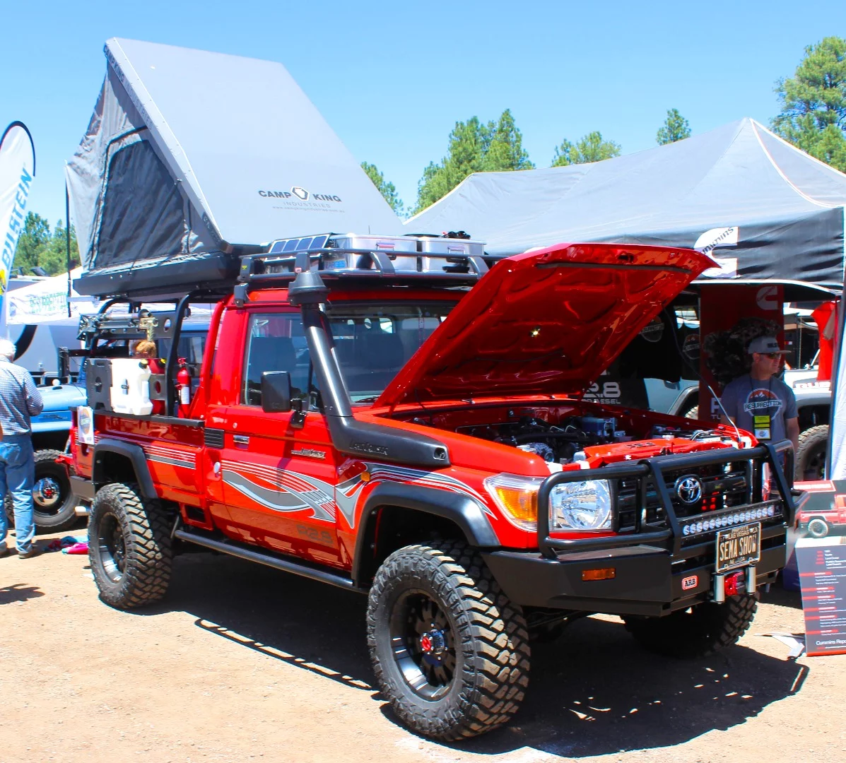 Awesome custom 79 Series Land Cruiser Pickup expedition truck from Proffitt's Resurrection Land Cruisers