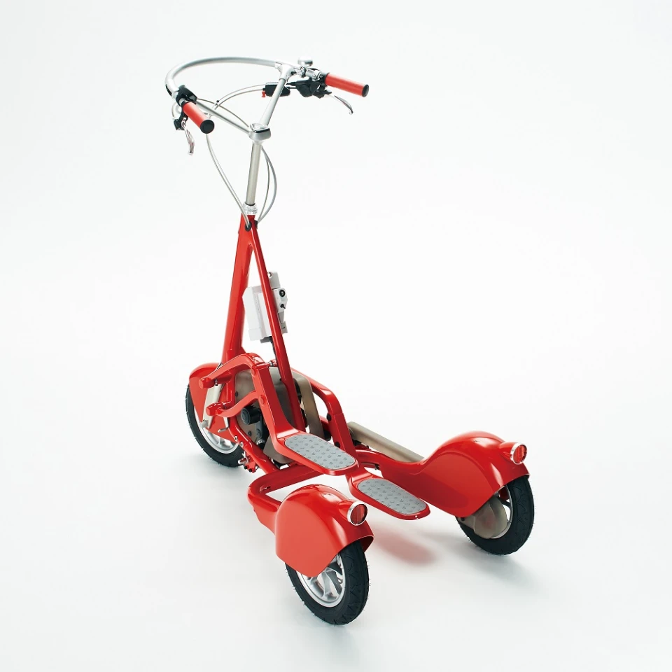 The Walking Bicycle converts up and down motion into forward momentum
