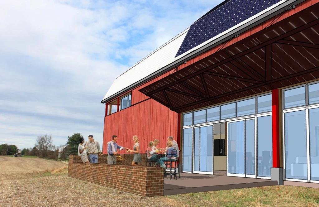 Visualization: Re-Barn converted tobacco barn