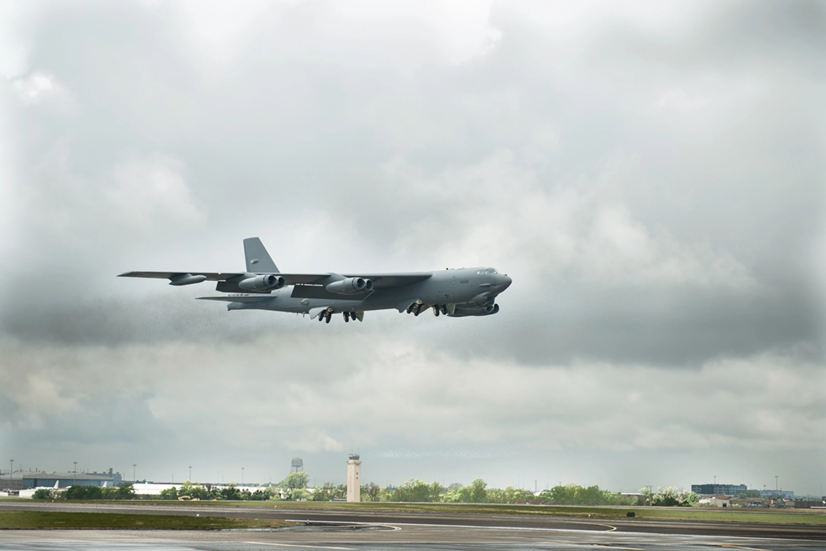 The first B-52 with Boeing's CONECT communications system has been rolled out to the US Air Force