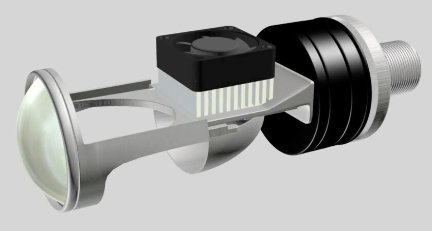 The ALLight bulb design should fit pretty much any standard headlight