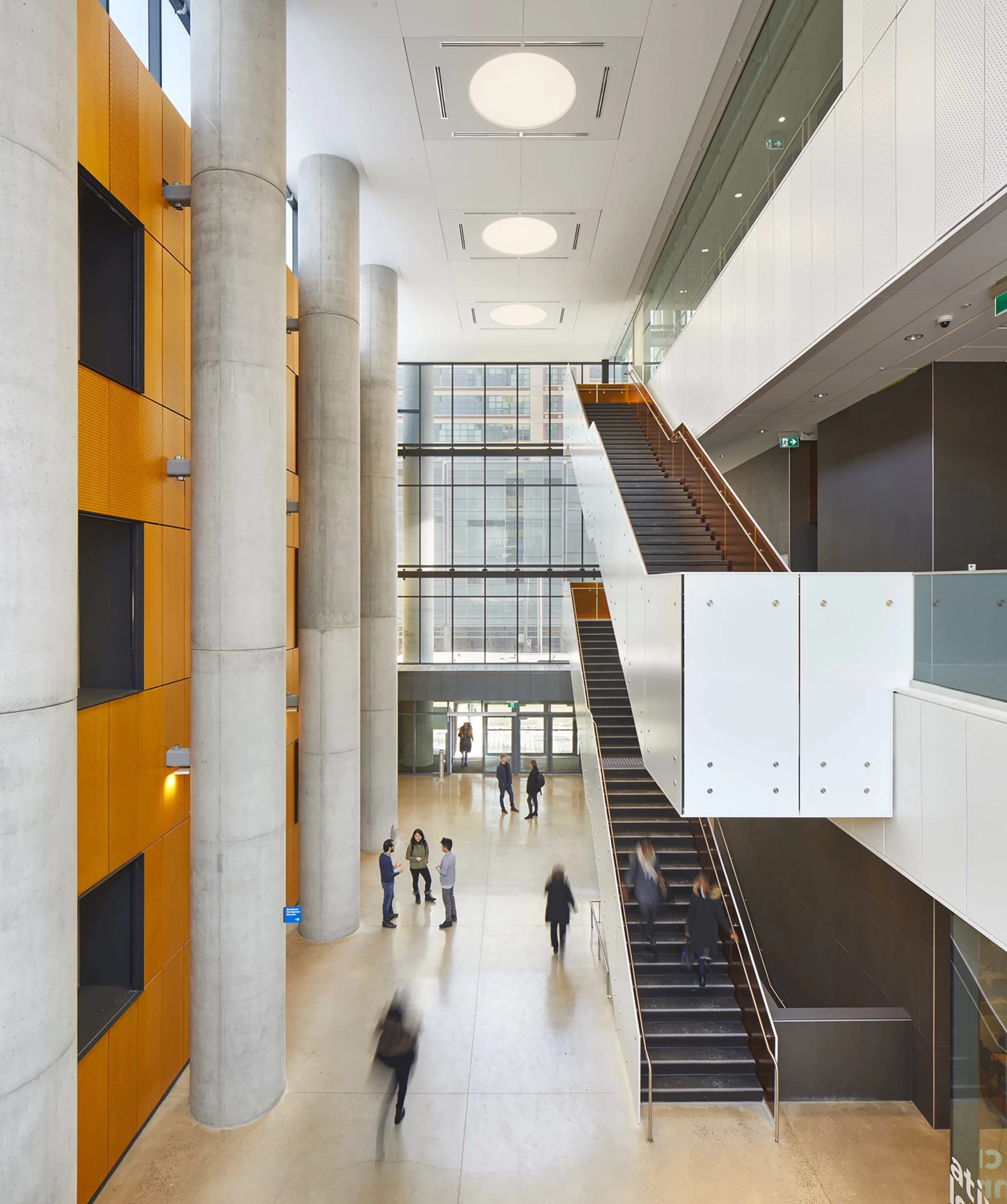 Ryerson University Daphne Cockwell Health Sciences Complex was designed by Perkins & Will and is located in Toronto, Canada