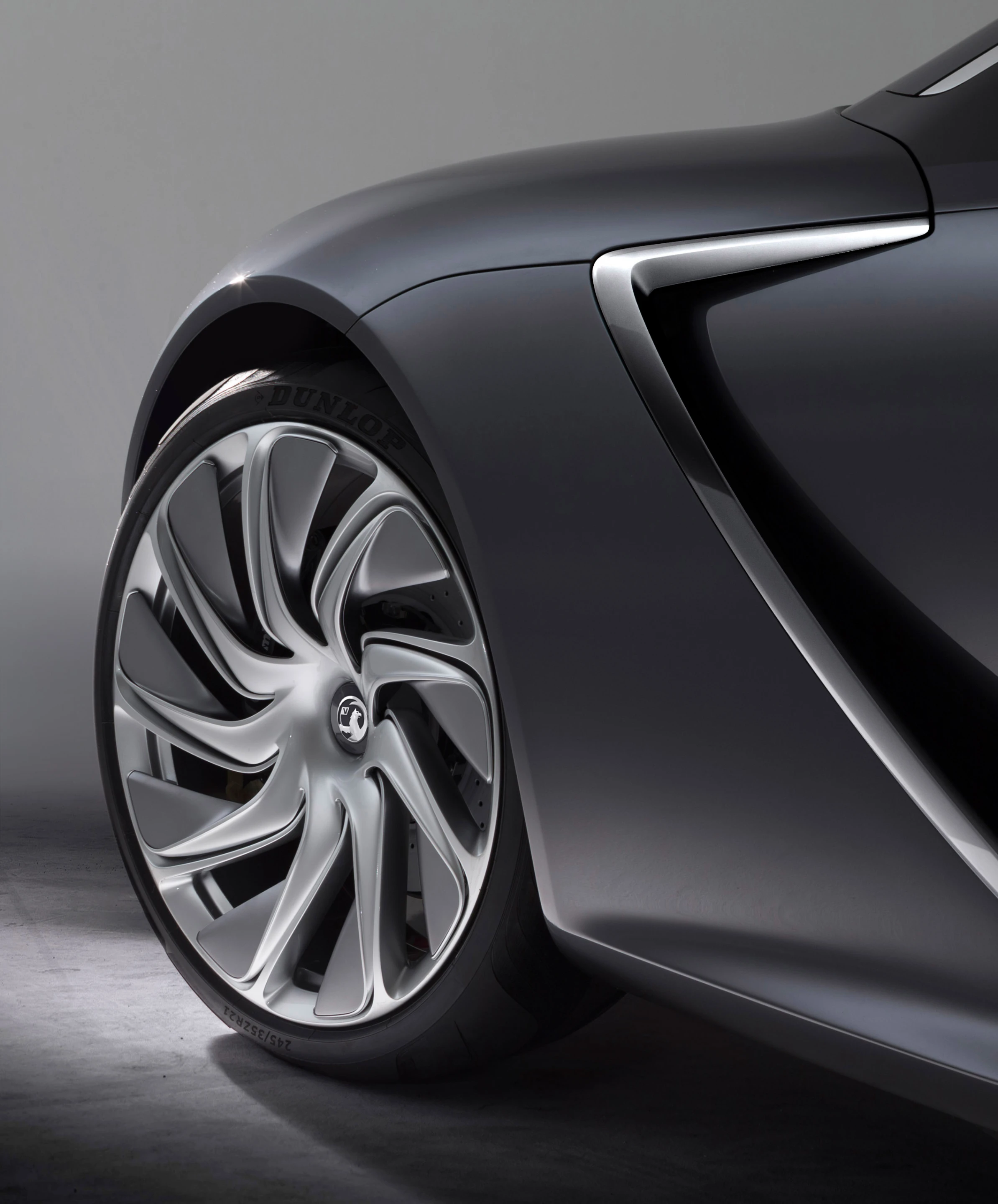 The Vauxhall Monza Concept is the first passenger car fitted with an LED projector display