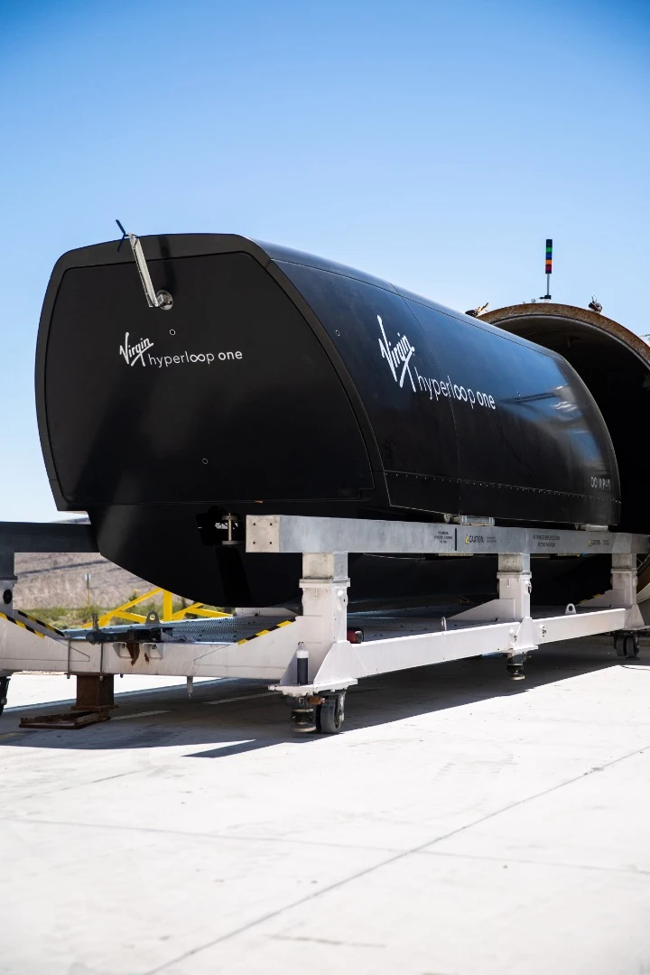 Virgin Hyperloop One's test pod