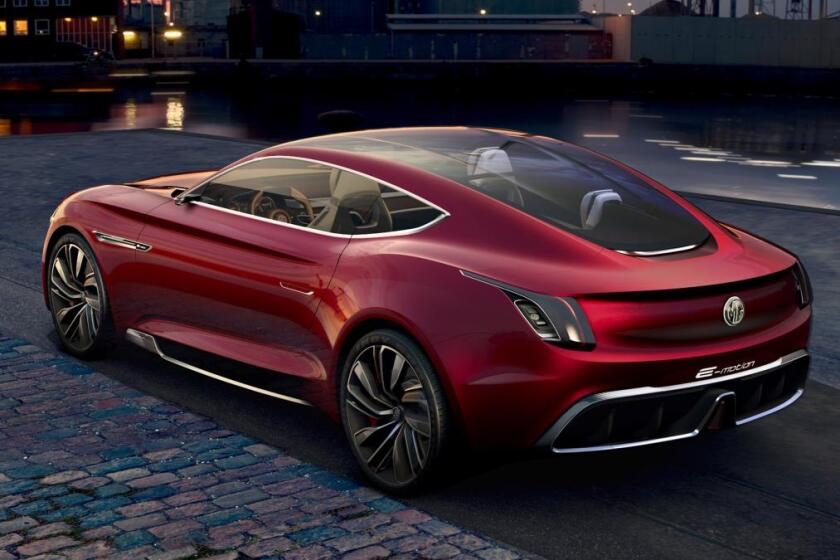 MG has not detailed much about the E-motion, but there's a possibility it will go into production in the coming years