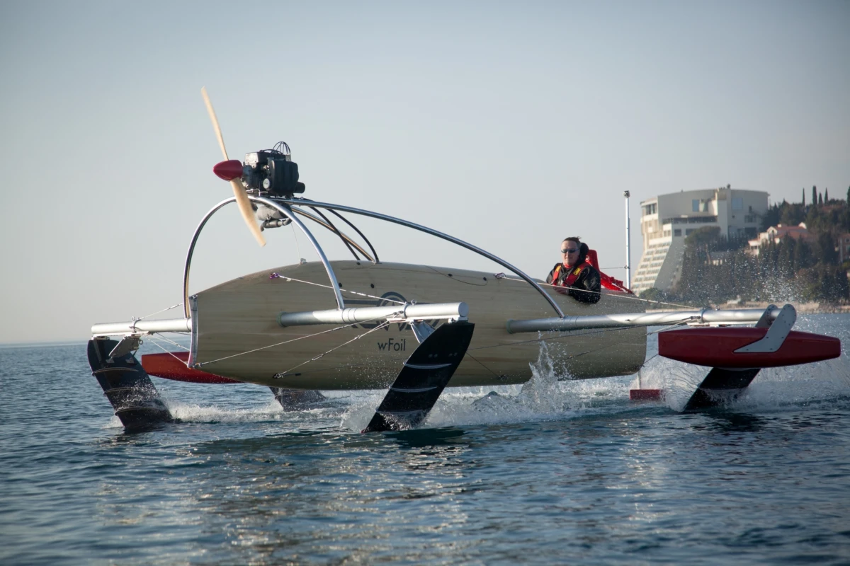 The prototype wFoil 18 Albatross