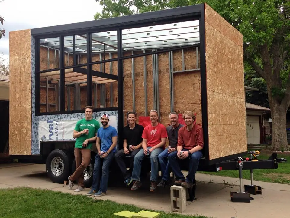 Constructing the Atlas tiny house