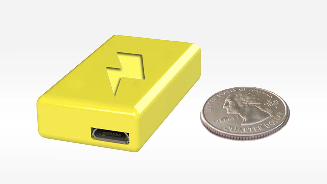 The device can be worn either as a wristband or stuck to the skin via adhesive stickers