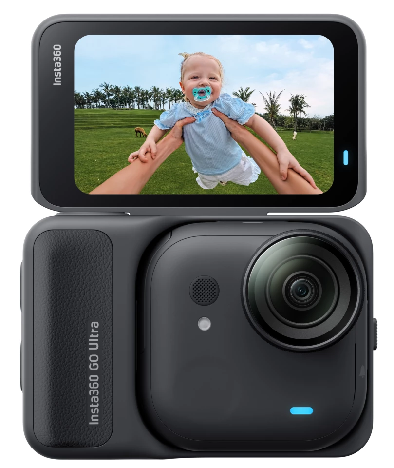 The Go Ultra weighs less than 3 oz and shoots for 70 minutes on its own – snapping it into the Action Pod extends that to 200 minutes