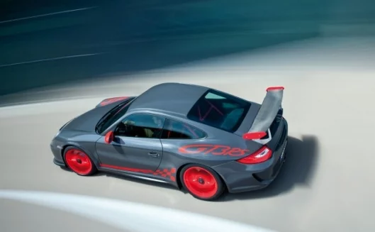 The 2010 Porsche 911 GT3 RS offers more power, less weight, a slicker gearbox and a sleeker shape.