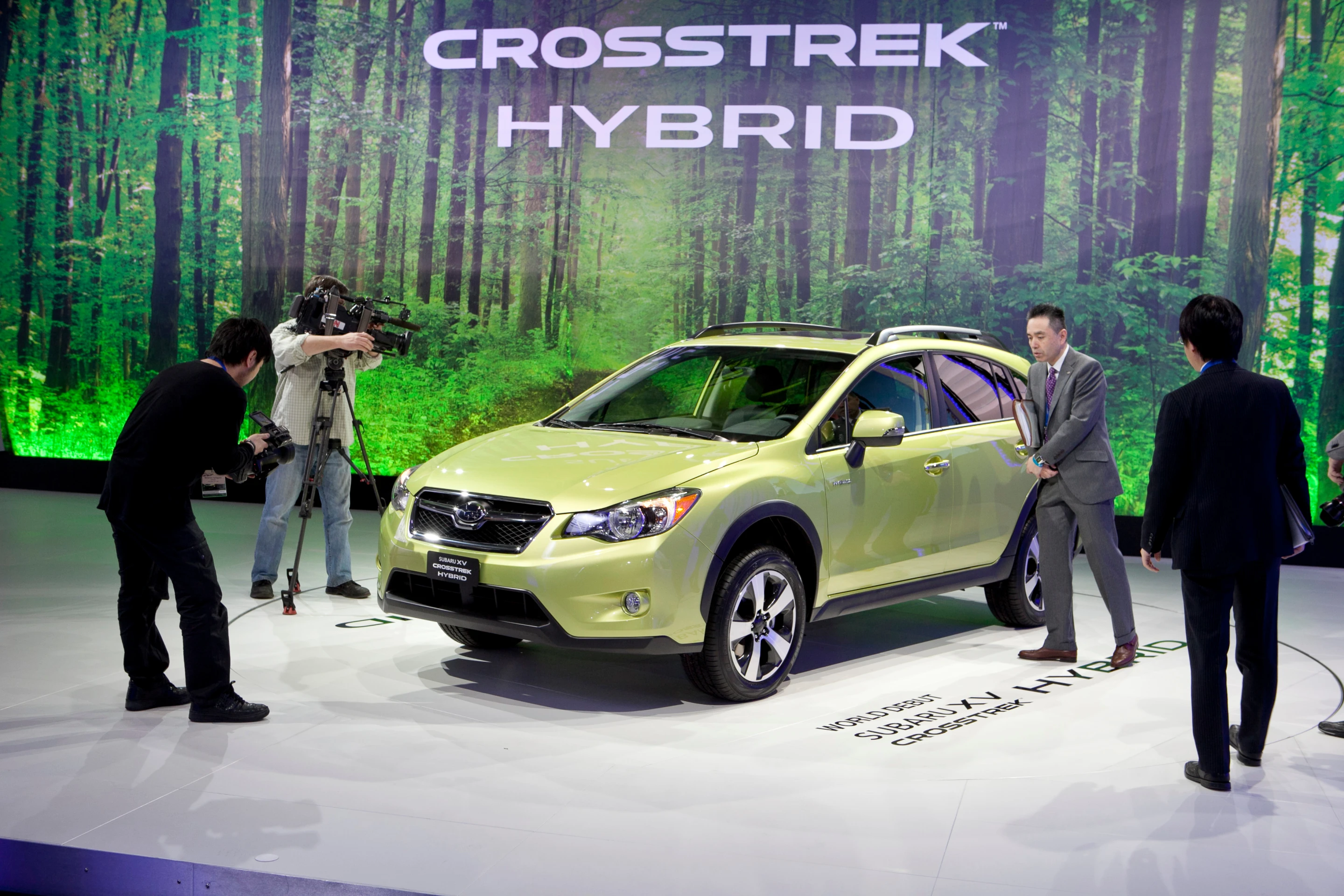 The XV Crosstrek Hybrid debuts in New York