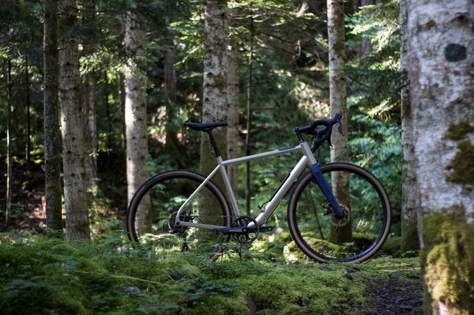 A rendering of the Choka Gravaël Raw bike