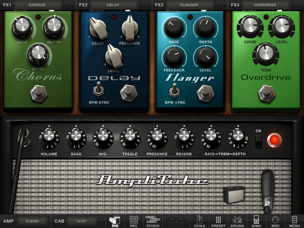 IK Multimedia's AmpliTube is more of a suite of linked apps than a single program