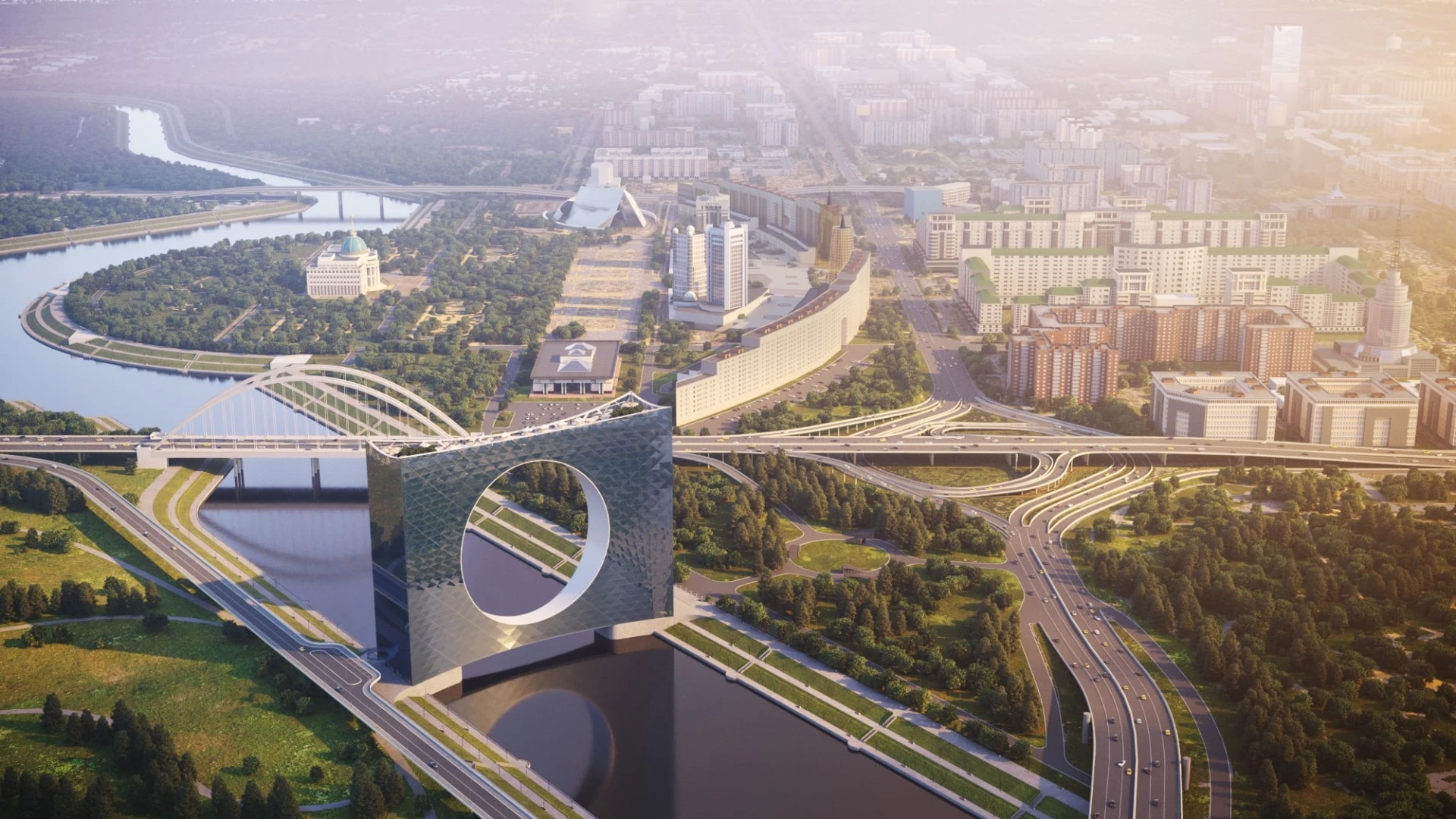 The Tower of the Sun would be topped by a rooftop terrace open to the public