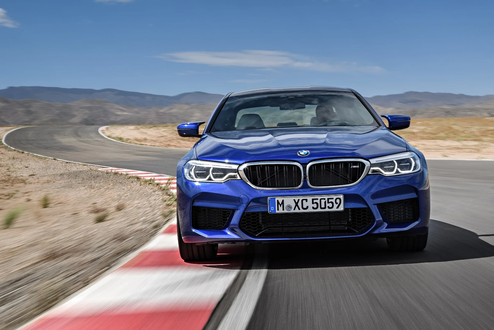 The new M5 is powered by a twin-turbo V8 making 600 hp