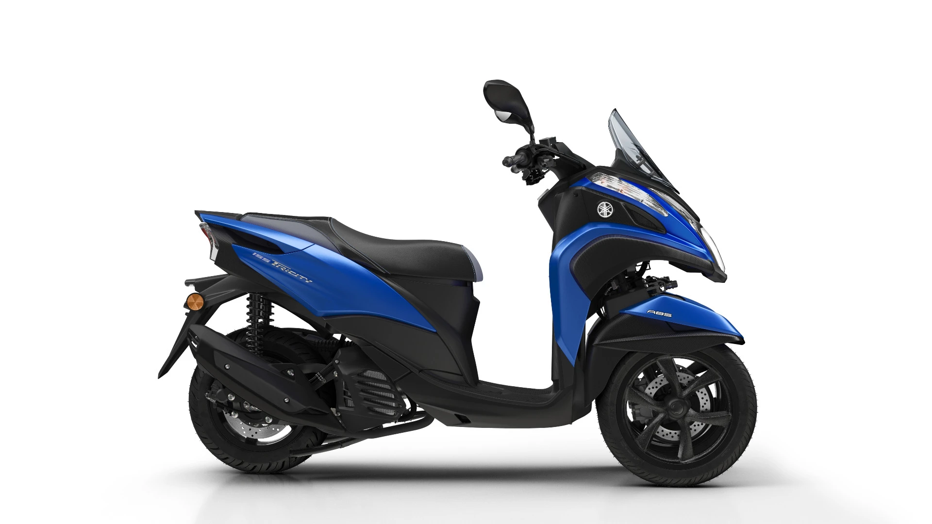 The Yamaha Tricity 155 in Cyber Blue color