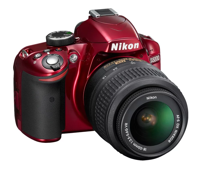The Nikon D3200 also comes in red ... but let's not even discuss that