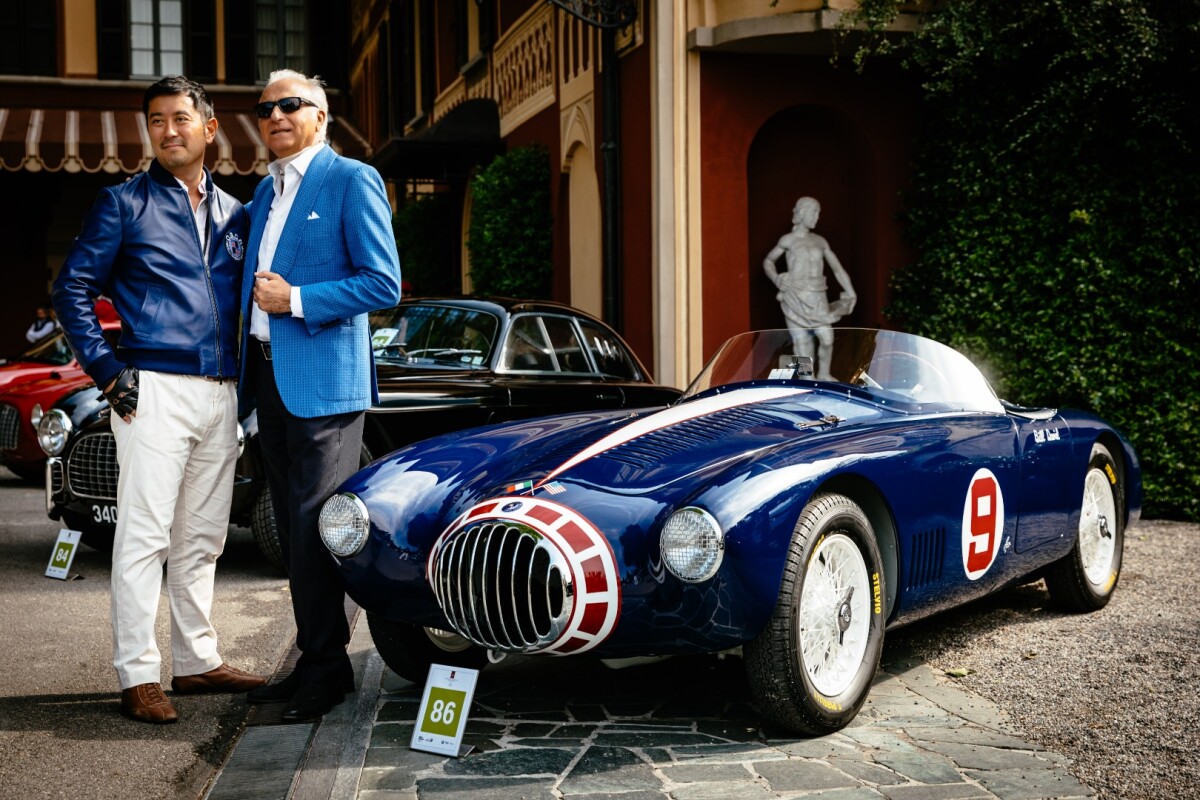 The honorable mention in Class G: Speeding Against The Clock: Endurance Racing Legends, was this 1953 OSCA MT4 1450 Barchetta by Frua, owned by Hidetomo Kimura (JP)