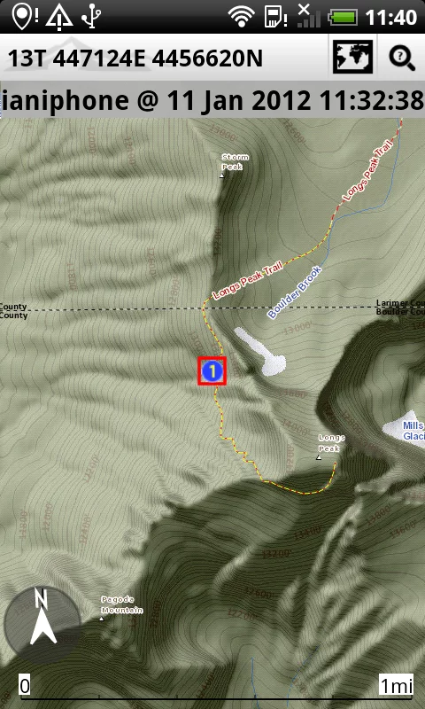 ViewRanger's maps are available in both USGS topo and shaded terrain views