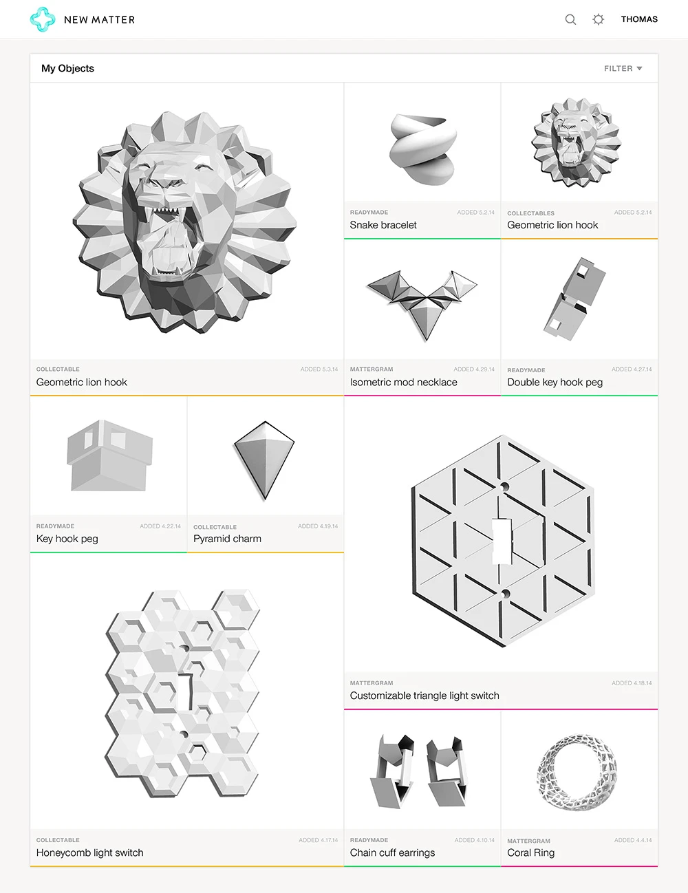 An example of what the online store's dashboard may look like