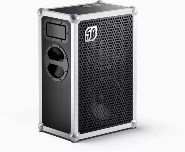 Measuring 26 x 17 x 13 in (66 x 43 x 32 cm) and weighing only 32 lb (14.5 kg), Soundboks is not much greater than your typical carry-on luggage