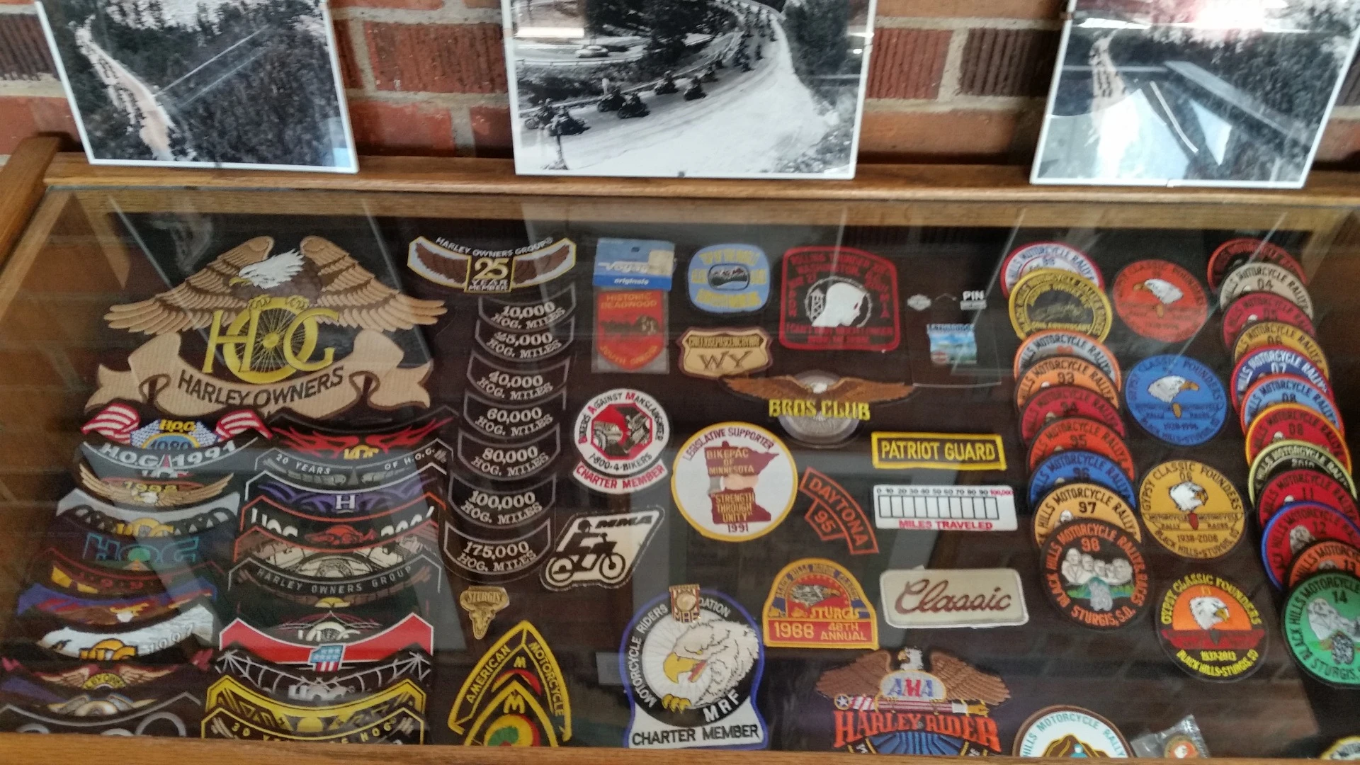 This wouldn't be a motorcycle museum without patches