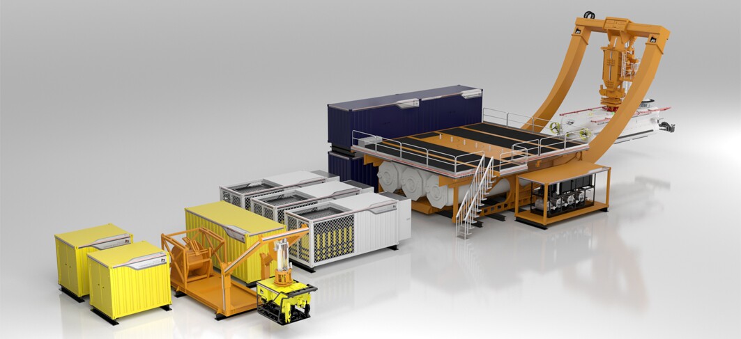 The DSRV is part of a complete modular system