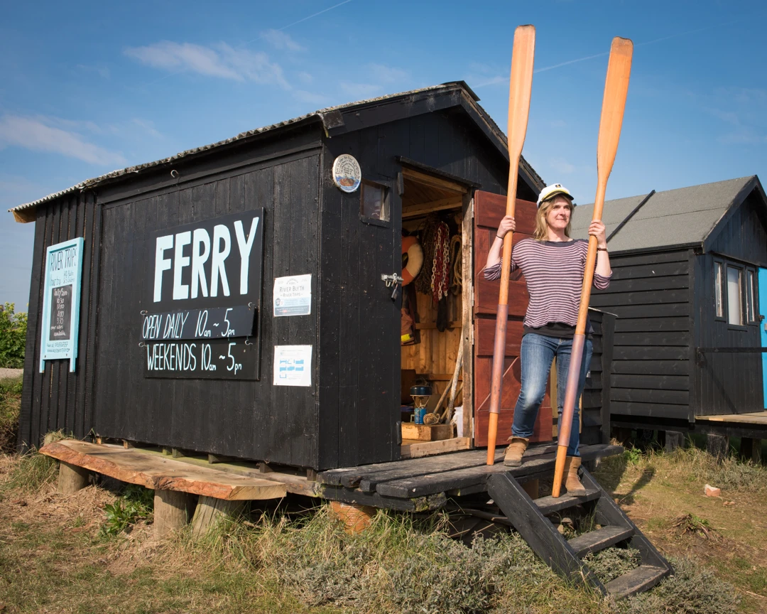 The Walberswick Ferry Hut is in the Historic category