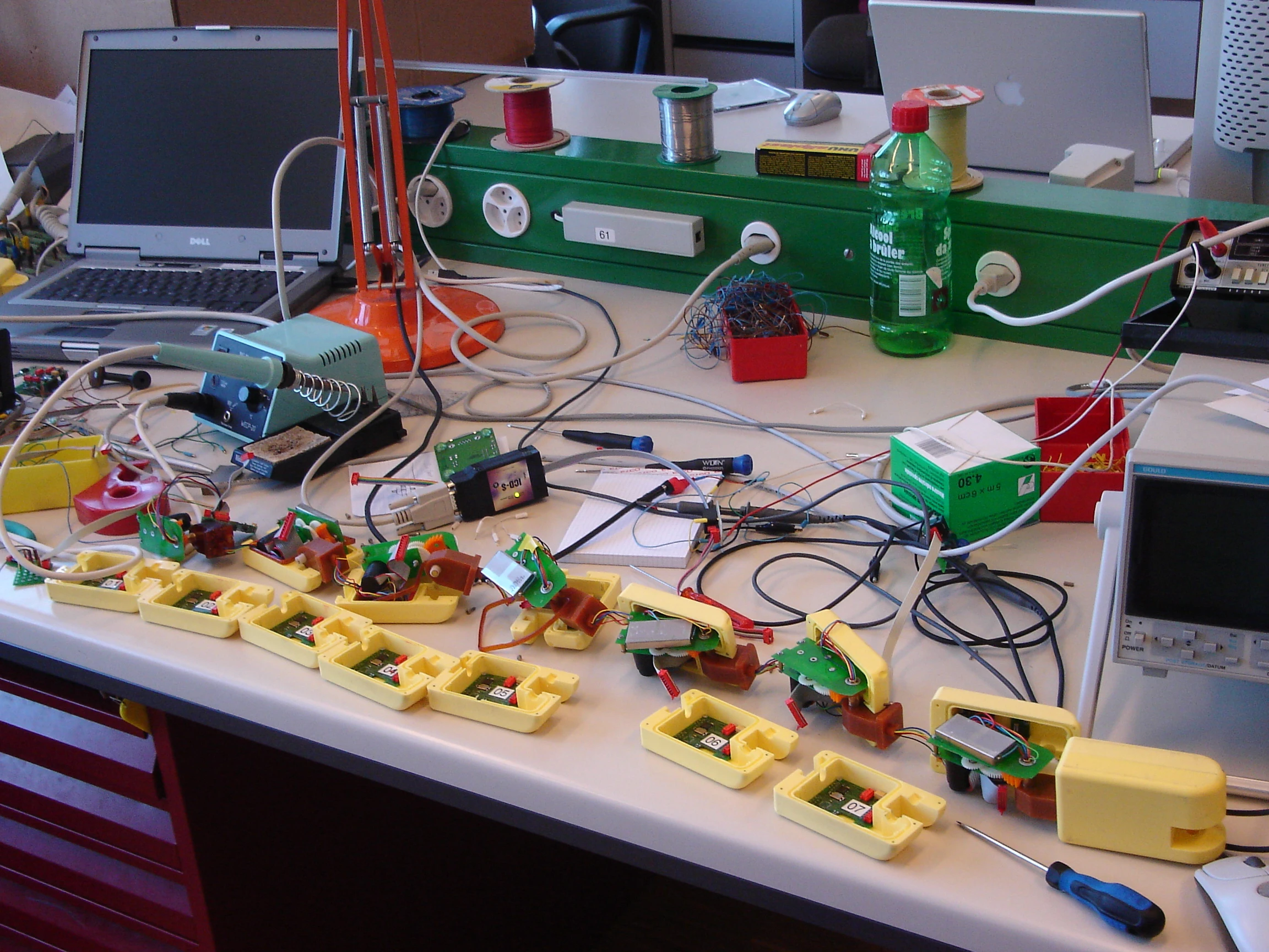 Walking is simply handled by rotating the limbs, but reproducing the wave-like swimming motions requires a system of coupled nonlinear oscillators (Photo Credit: A. Crespi, Biorobotics Laboratory, EPFL)