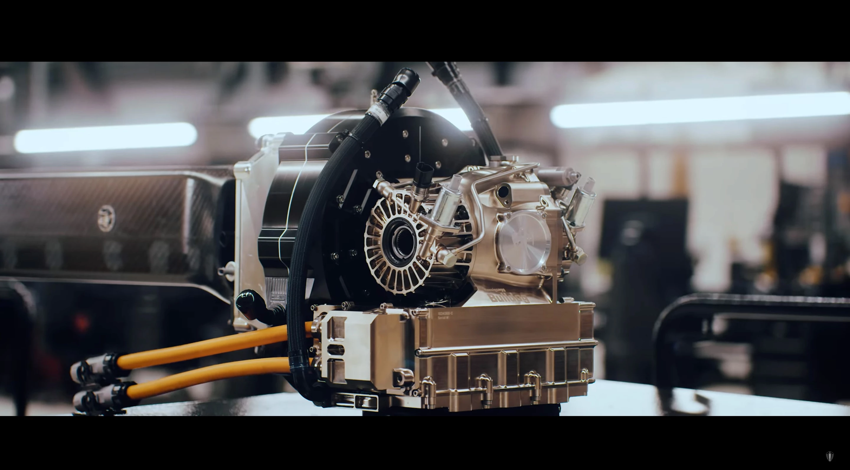 Koenigsegg's "Bulldog" front axle packs two hydraulic clutches, a bevel gear, and an 805-hp (600-kW) electric motor