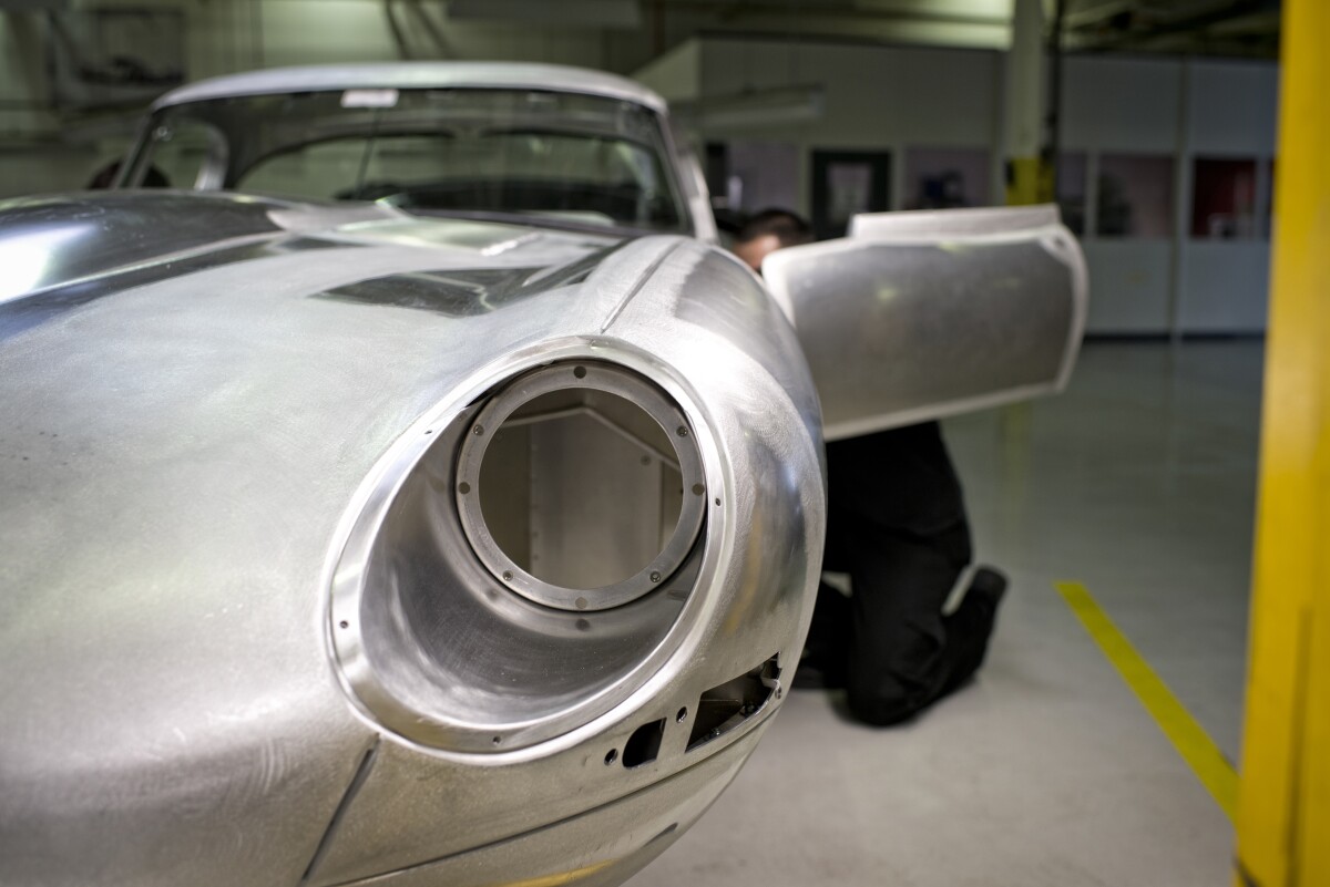 Jaguar is working on building six new Lightweight E-types to the exact specifications of the originals
