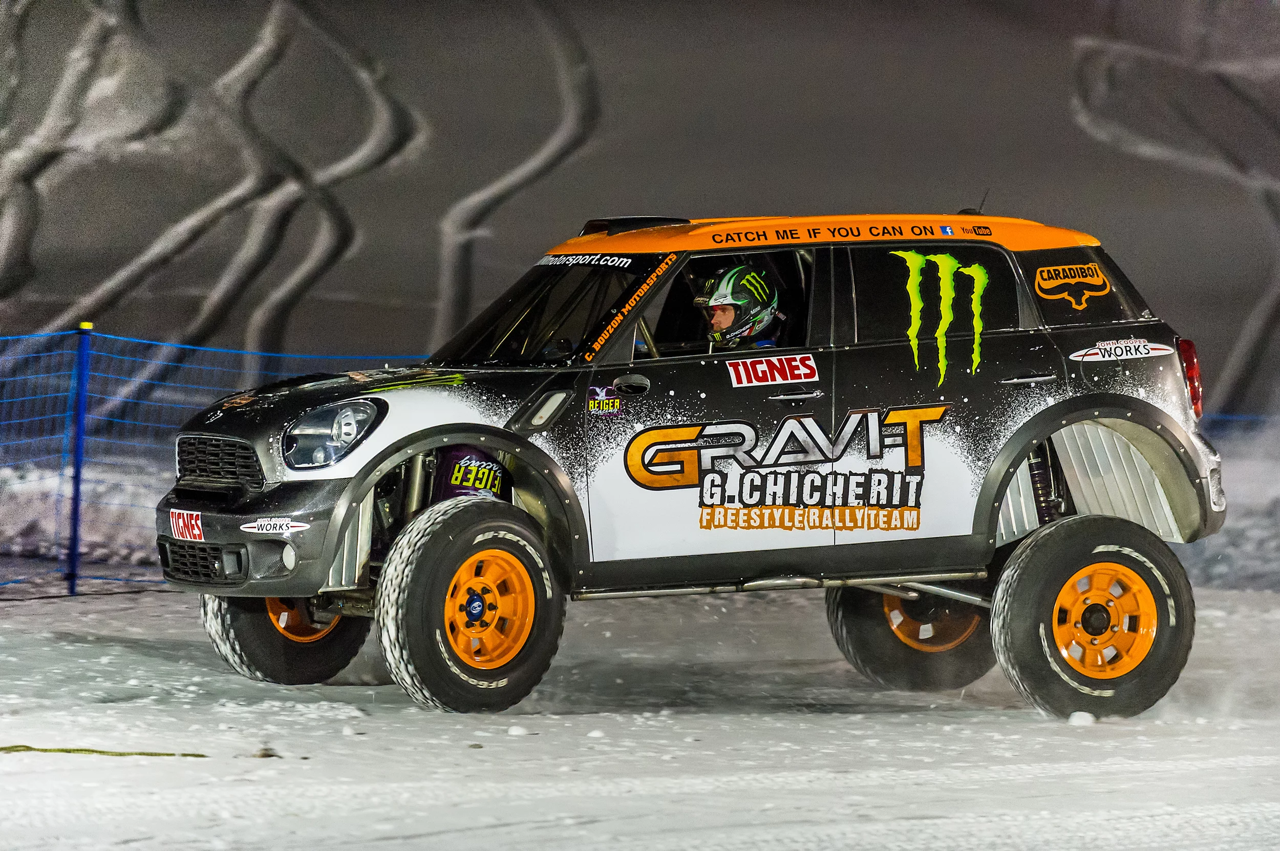 The Mini that Guerlain Chicherit performed a backflip in