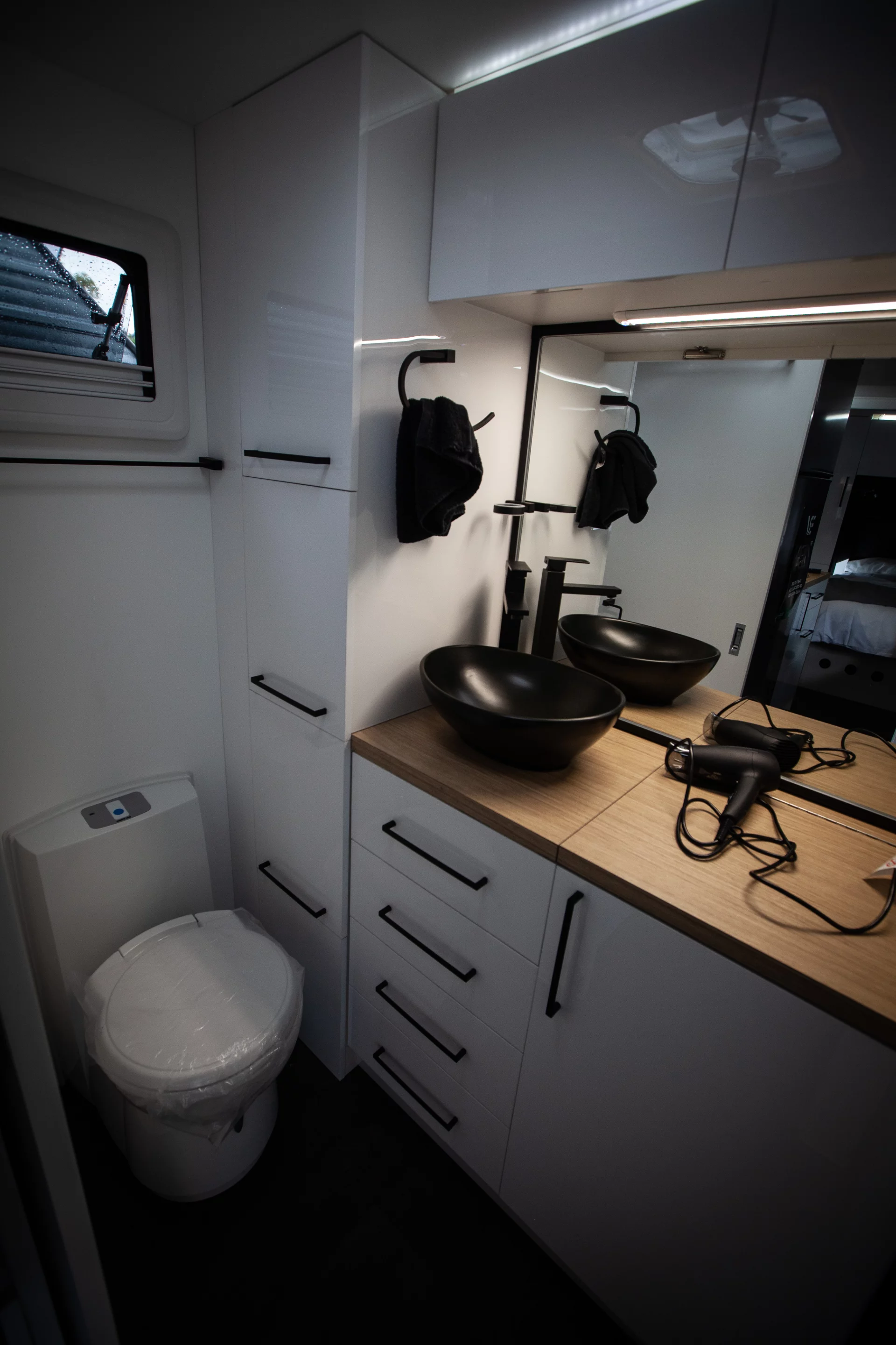 ERV caravan bathroom