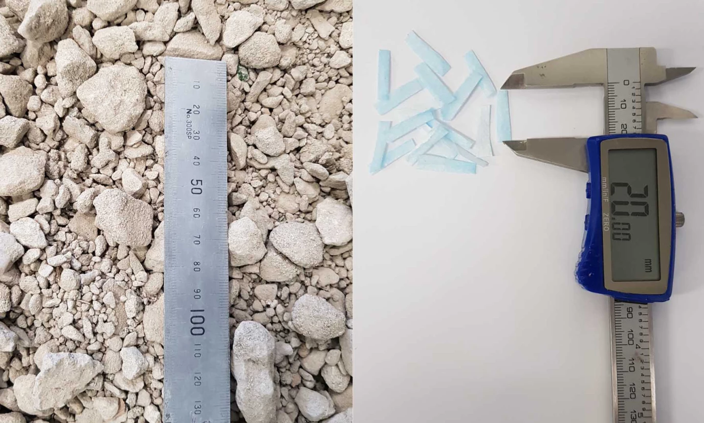 RMIT's new road material is made from a blend of shredded face masks and recycled concrete aggregate