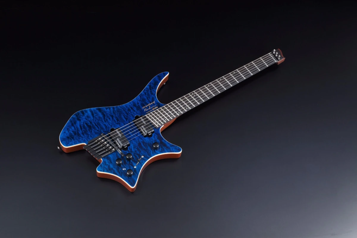 The V-BDN VG-Strandberg guitar essentially takes the Swedish guitar maker's future modern Bodin model and throws in Boss V-Guitar modeling technology