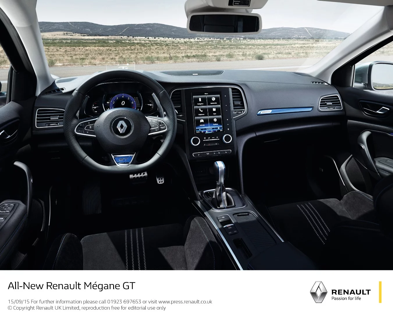 Renault has fitted a TFT screen and central touchscreen to the cabin