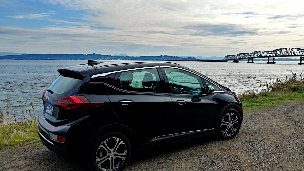 Just before crossing the bridge into the town that the Goonies saved – Astoria, Oregon