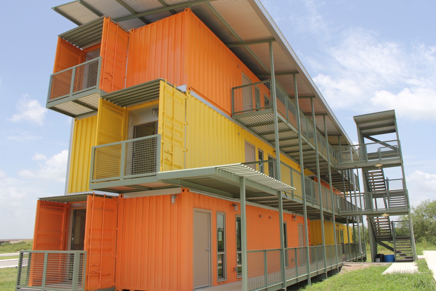 Shipping containerbased housing comes to South Texas