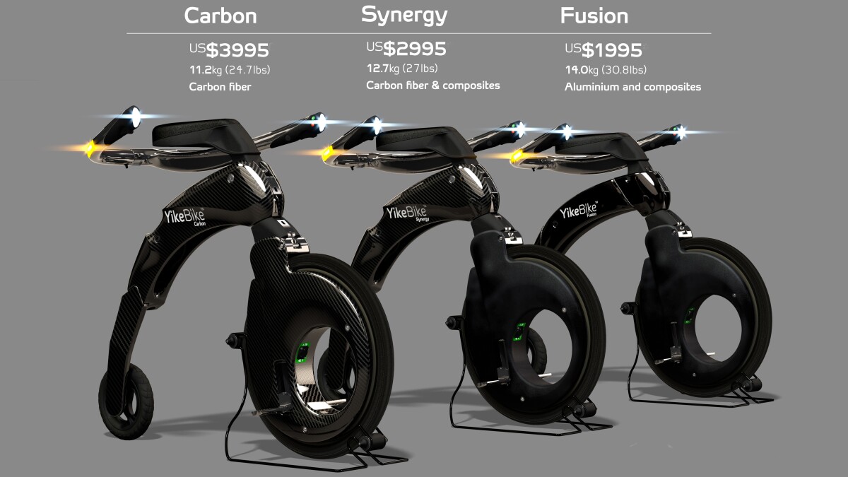 Lighter Yikebike EV models join growing Transport Appliance marketplace