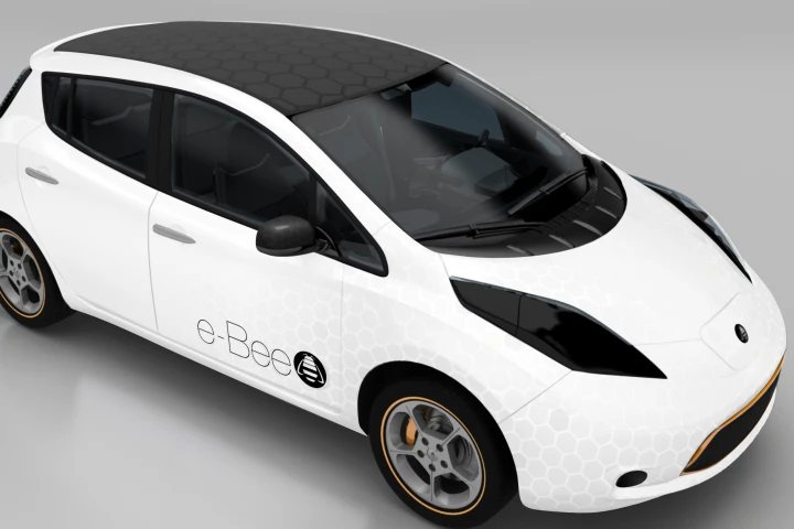 The Nissan Leaf-based e-Bee concept car