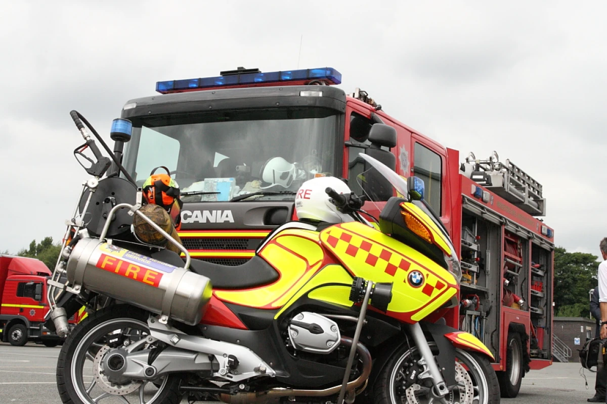 Merseyside Fire & Rescue Service is getting ready to trial a couple of firefighting motorcycle response units from August (all photos by Tony Thomas)