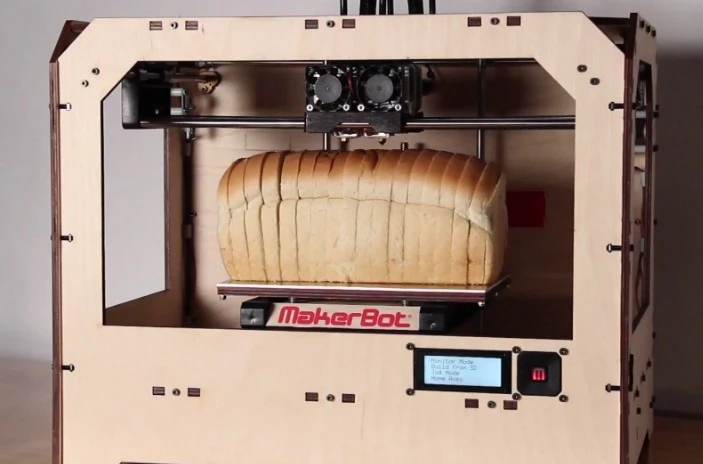 Replicator's print footprint is now about the size of a loaf of bread