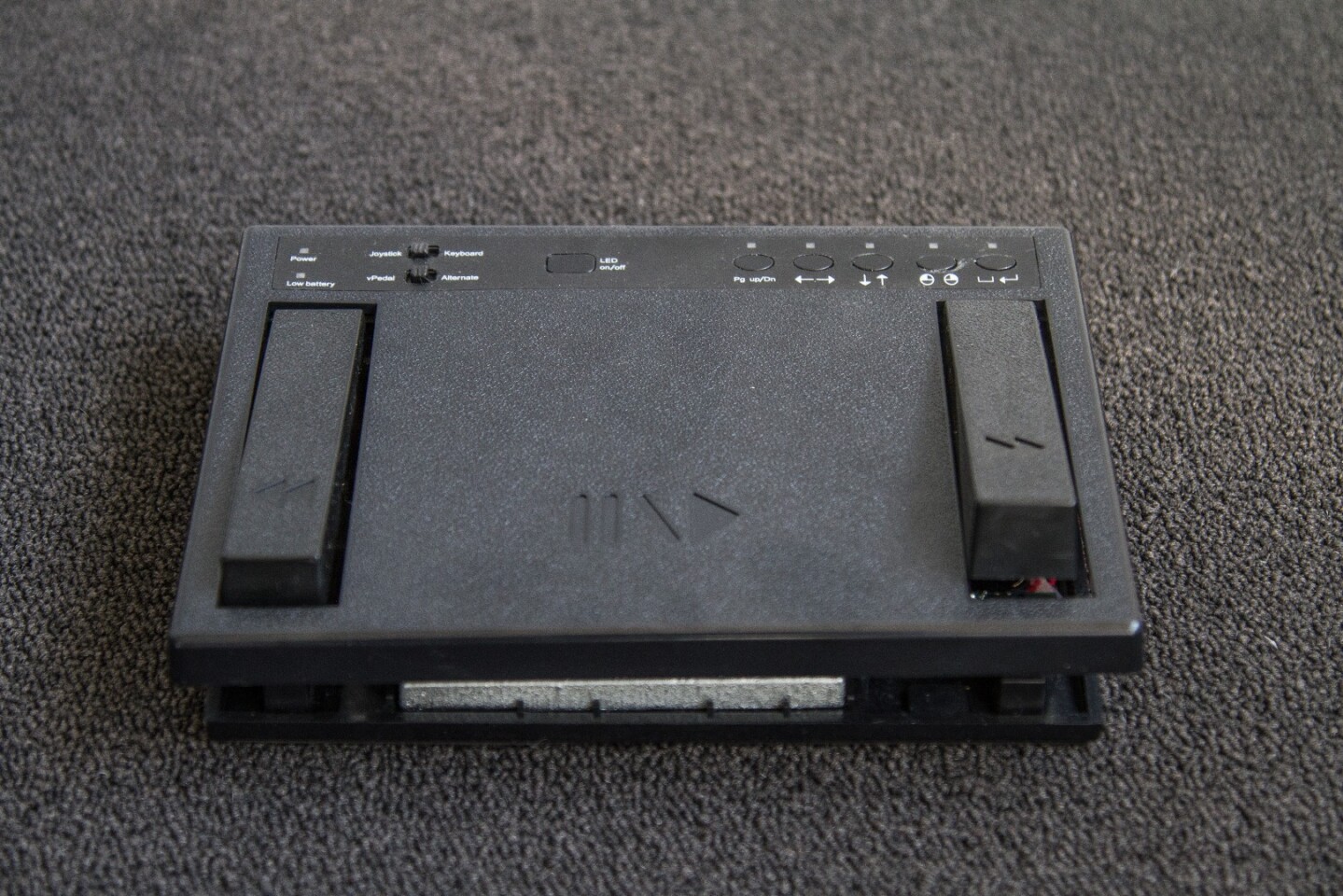 Vpedal vP4 MkII: a Bluetooth foot pedal you can use to control the audio playback while your hands are flying around the keyboard