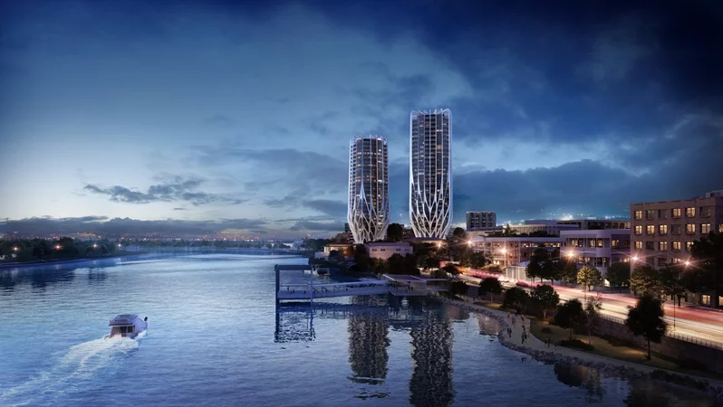 Grace on Coronation features 486 apartments, eight riverfront villas and 635 car parking spaces