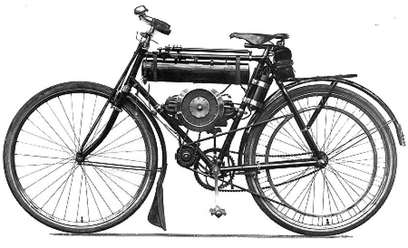 There's a wonderful "fairy story here" about the origins of first horizontally-opposed motorcycle engine (the 1905 Fée nee Fairy motor cycle above), and how it led directly to the Douglas motorcycle range of the same configuration, the success of which spawned many other similar motorcycles.