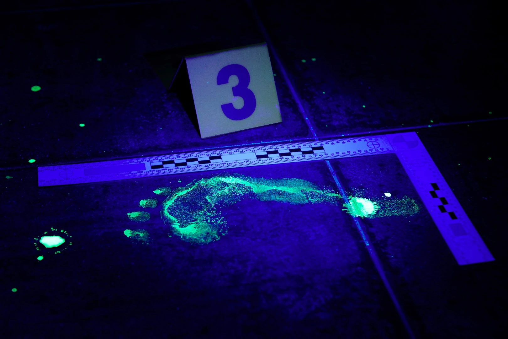 Luminol is claimed to work better with a shot of artemisinin