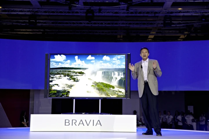 Sony's 4K resolution, 84-inch KD-84X9005 BRAVIA LCD TV