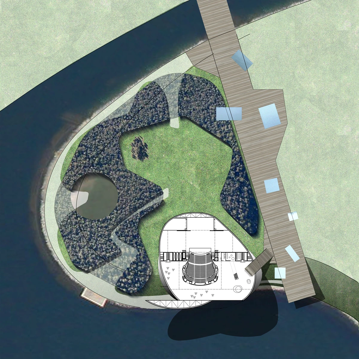 Open Suseok site plan (image by Lacoste Stevenson)