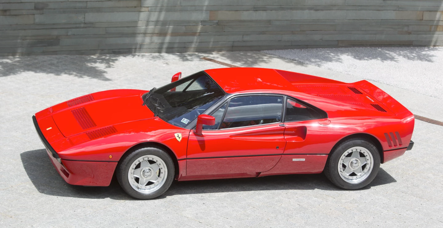 One of two 1985 Ferrari 288 GTOs which came to auction in Monterey, both cars sold within a small price range. This one fetched $2,365,000