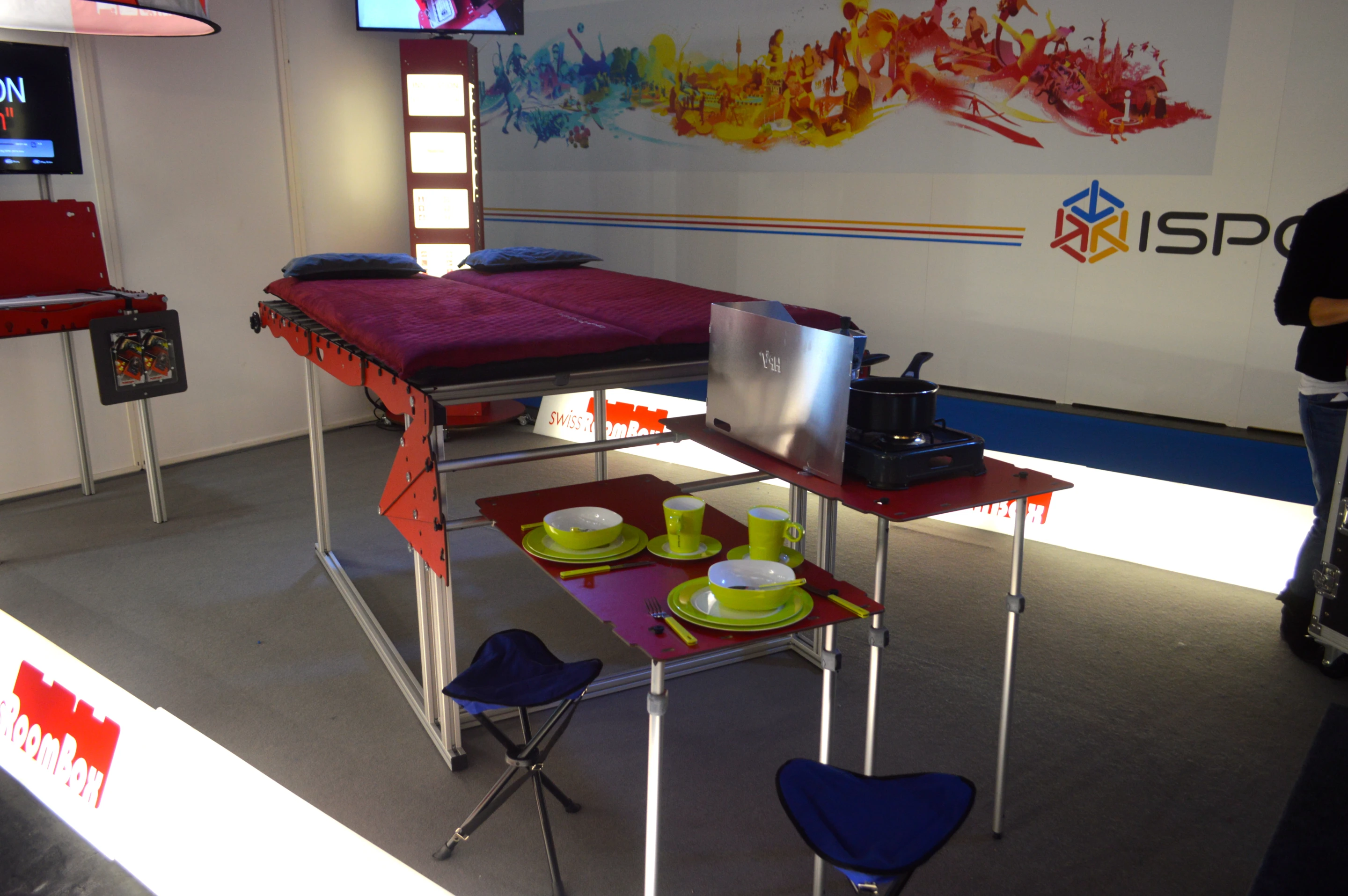 SwissRoomBox presents the new FreeTech at ISPO Munich 2014